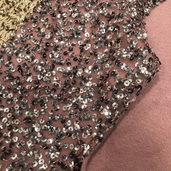 American Eagle sequin sleeve sweater - Picture 3 of 4